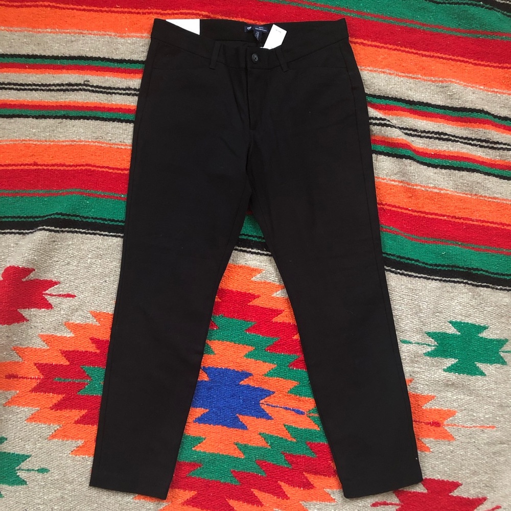 Gap black dress capri pants
